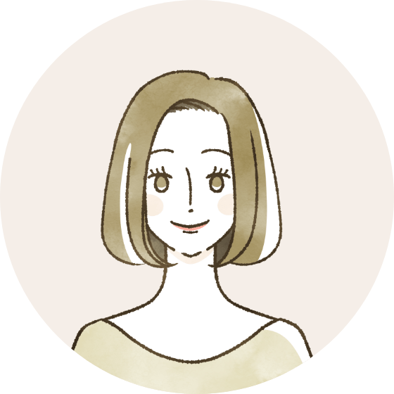 笑顔の女性
