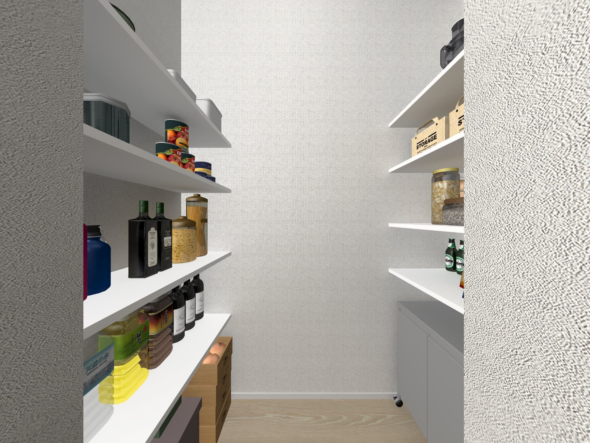 武雄市新築建売住宅「OURS中野Ⅲ2号地」パントリー