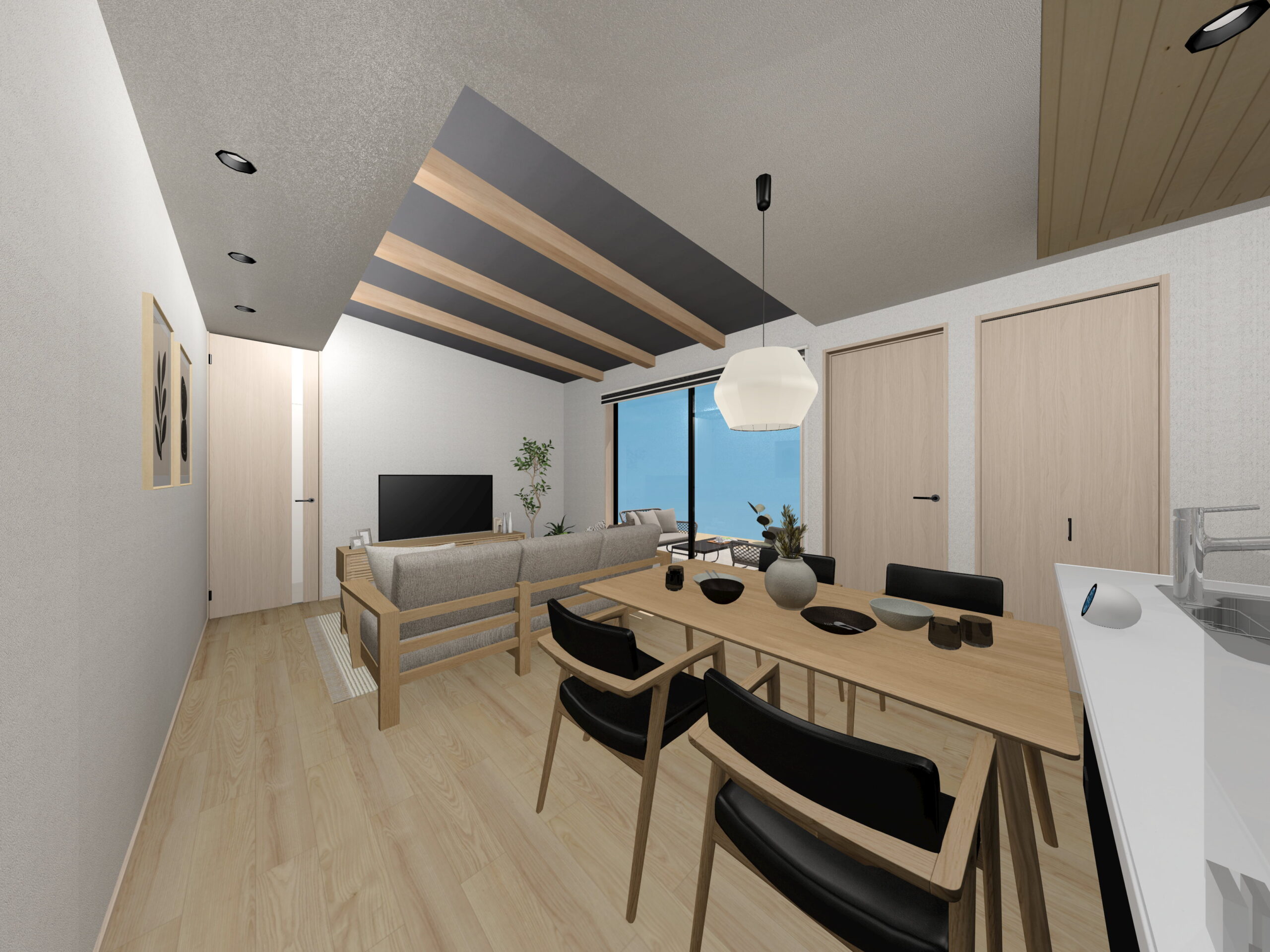 小城市新築建売住宅「OURS桜岡Ⅲ4号地」LDK