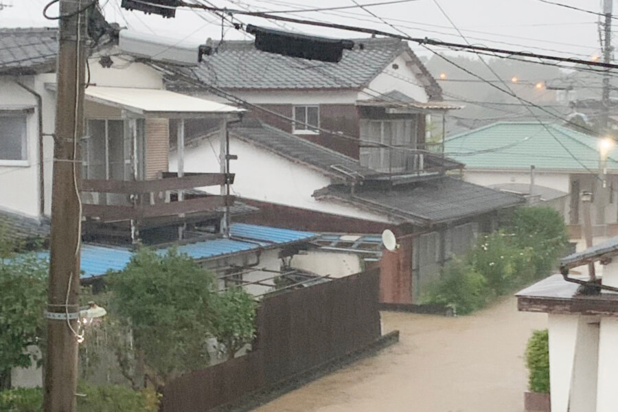 8月豪雨により被災した武雄市内の様子②