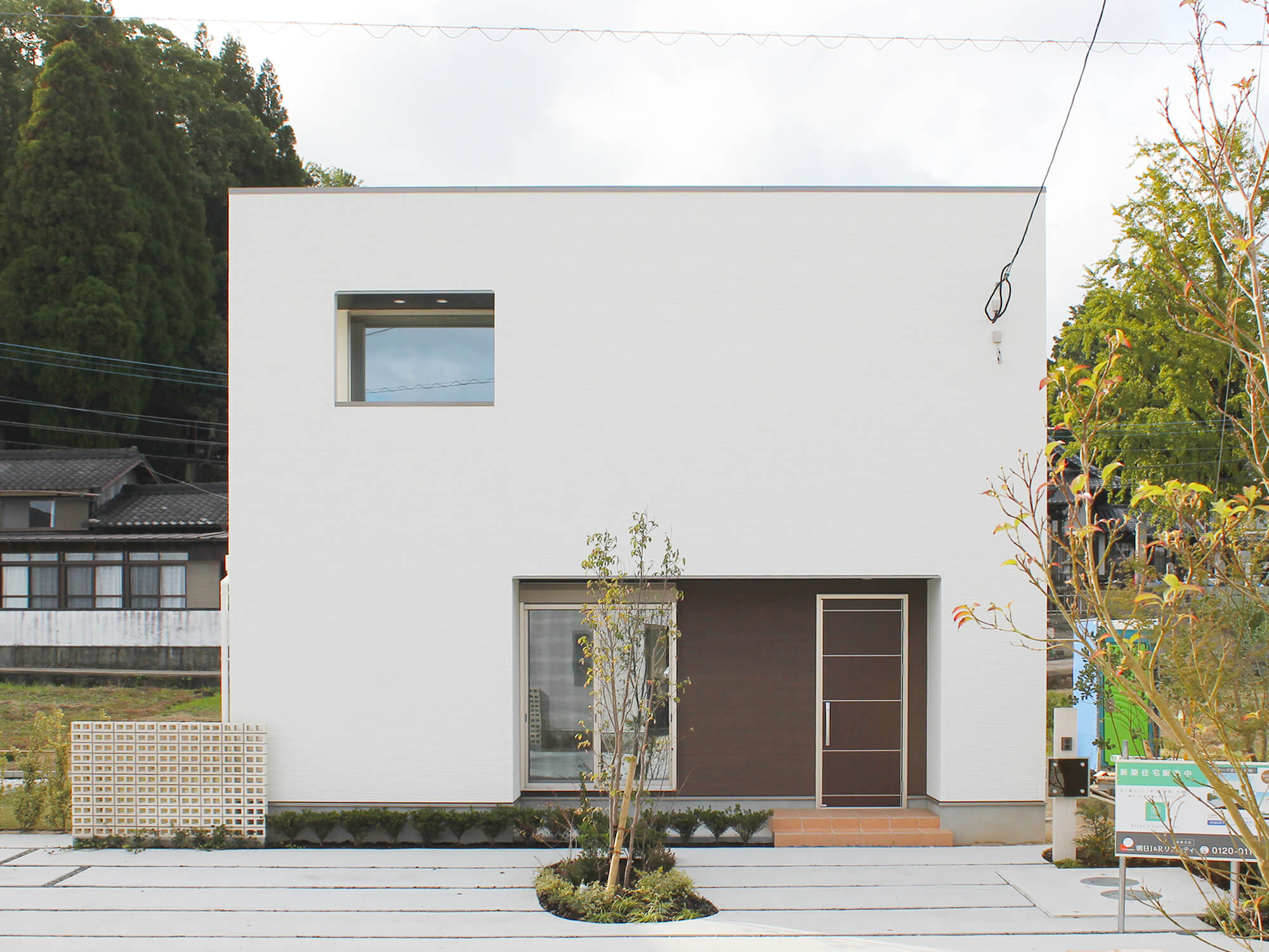 朝日I&Rリアルティの新築住宅「OURS GARDEN 甘久3-FORCASA」外観