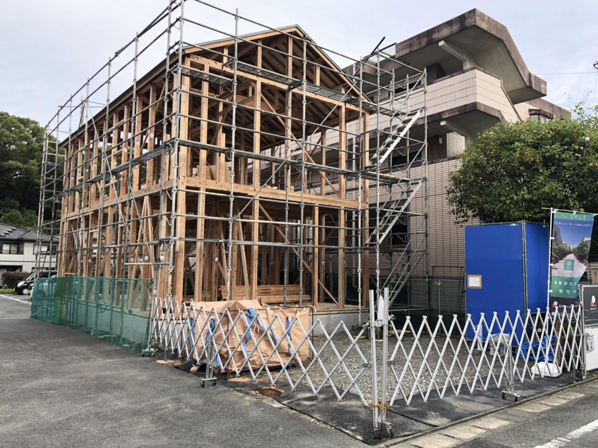 新築建売住宅「OURS 筑紫野原田」上棟後 新築建売住宅「OURS 筑紫野原田」上棟後
