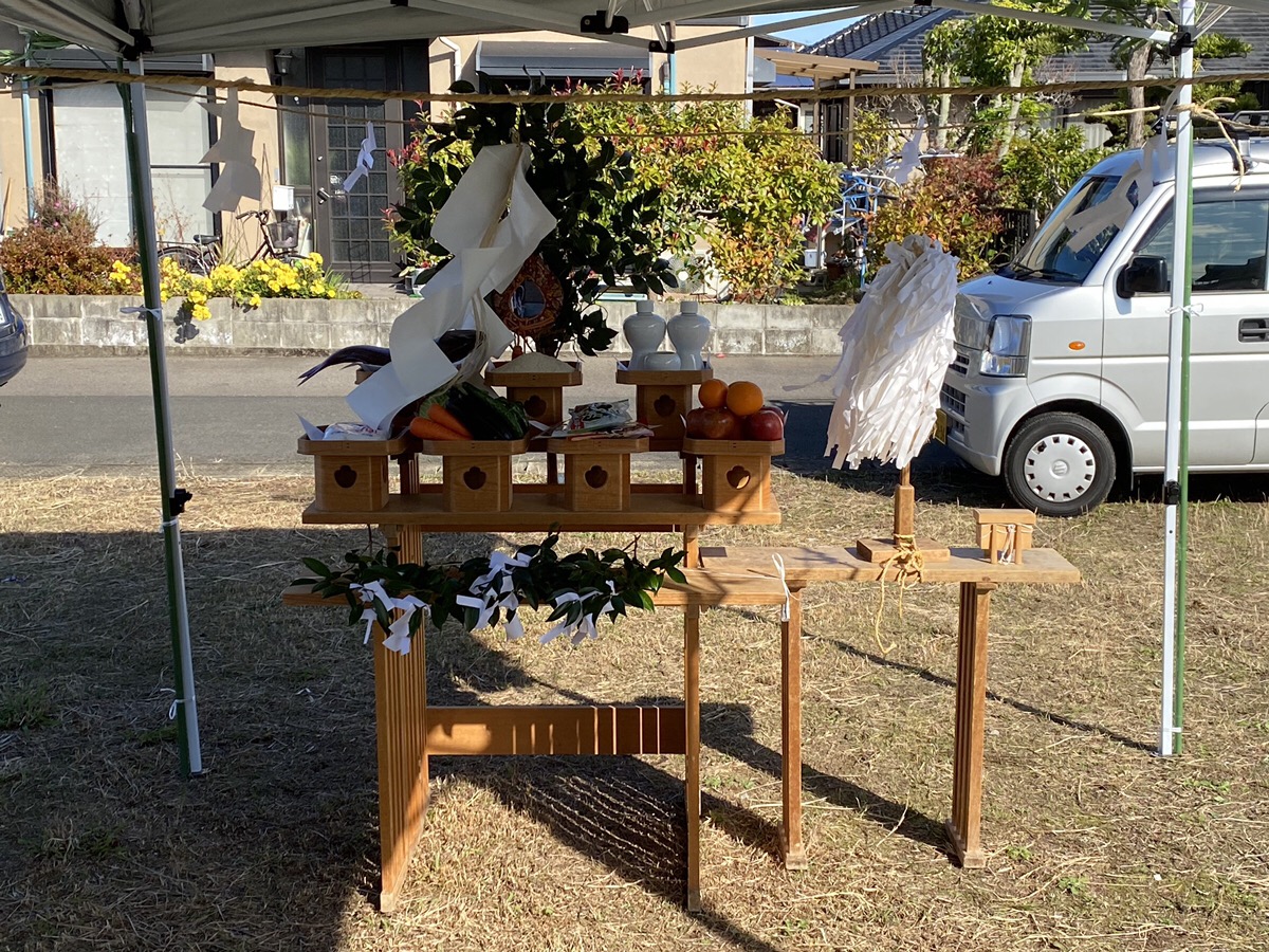 白石 有明 地鎮祭 白石 有明 地鎮祭