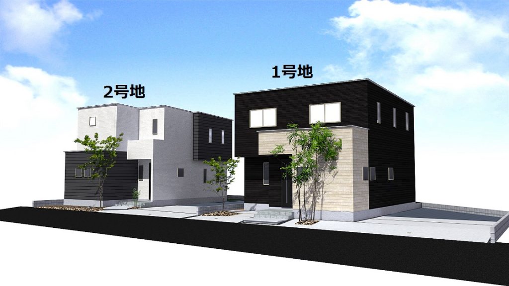 小城市新築建売住宅OURS三日月1,2号地-全景 小城市新築建売住宅OURS三日月1,2号地-全景