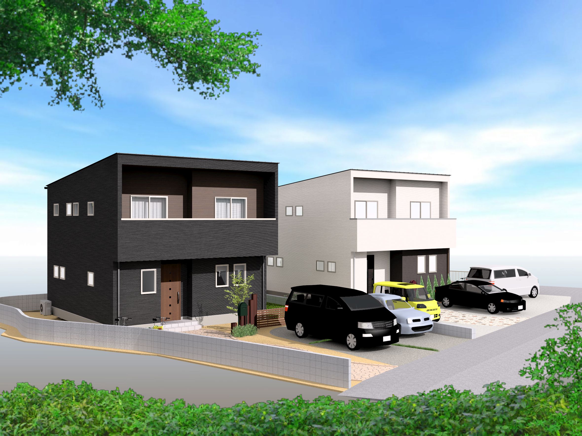 OURS御船が丘 外観 武雄町武雄新築建売住宅 OURS三船が丘1号地