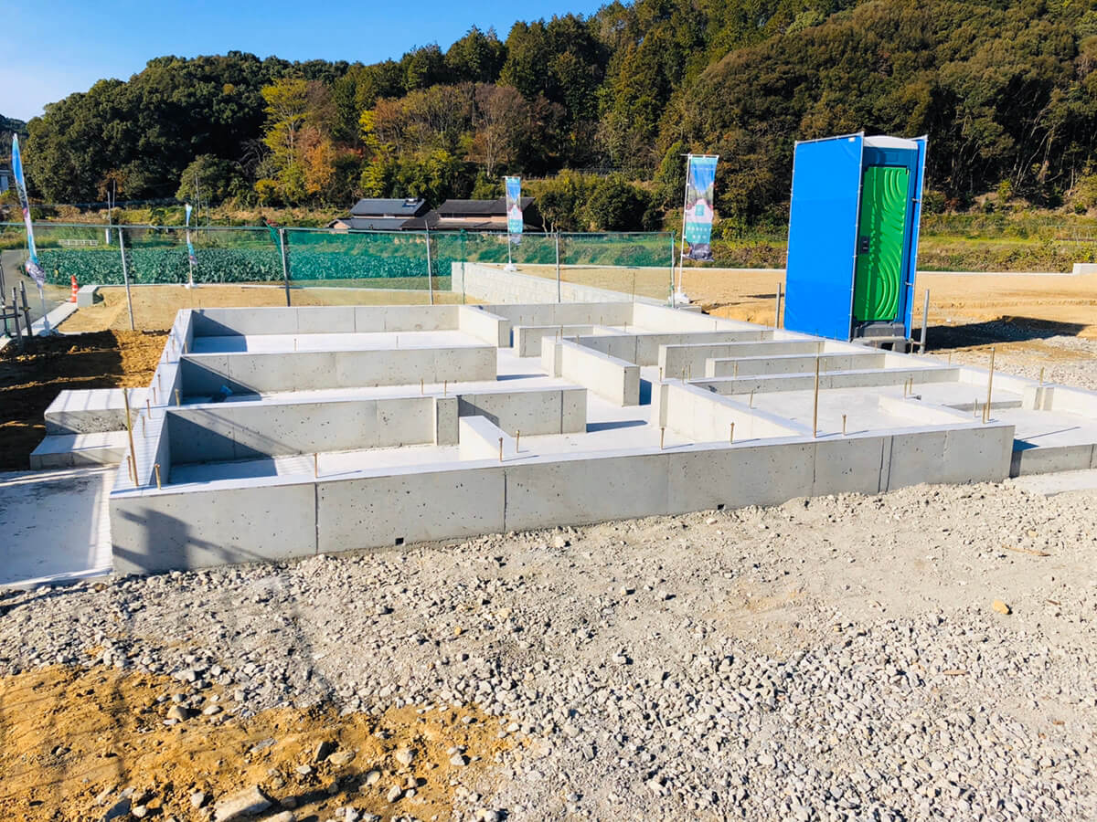 大村市新築建売住宅【OURS小川内1号地】基礎 大村市新築建売住宅【OURS小川内1号地】基礎