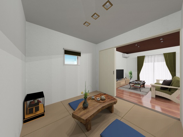 伊万里市 新築戸建建売住宅「OURS脇田」和室パース 伊万里市 新築戸建建売住宅「OURS脇田」和室パース
