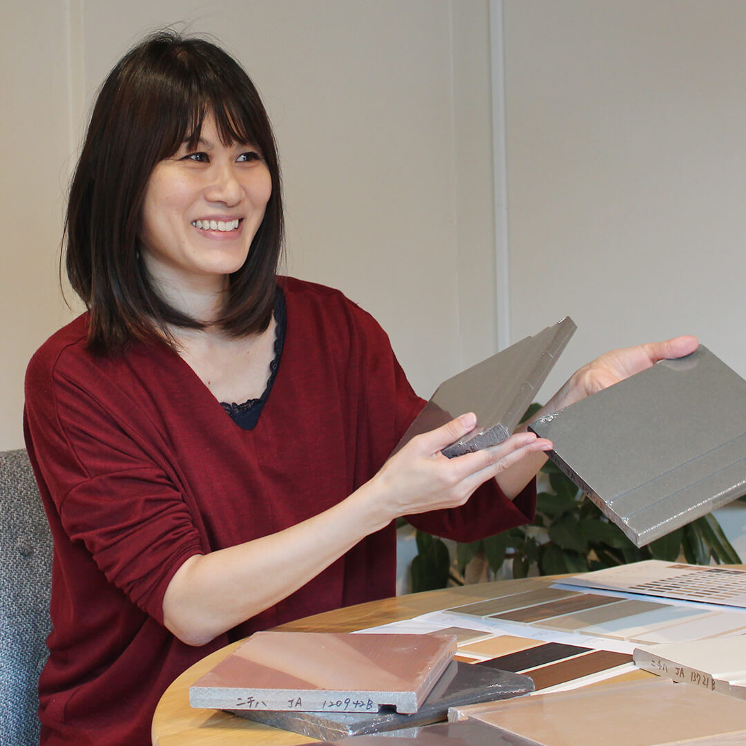 朝日I&Rリアルティ商品開発部 設計課 主任 武藤里佳 朝日I&Rリアルティ商品開発部 設計課 主任 武藤里佳