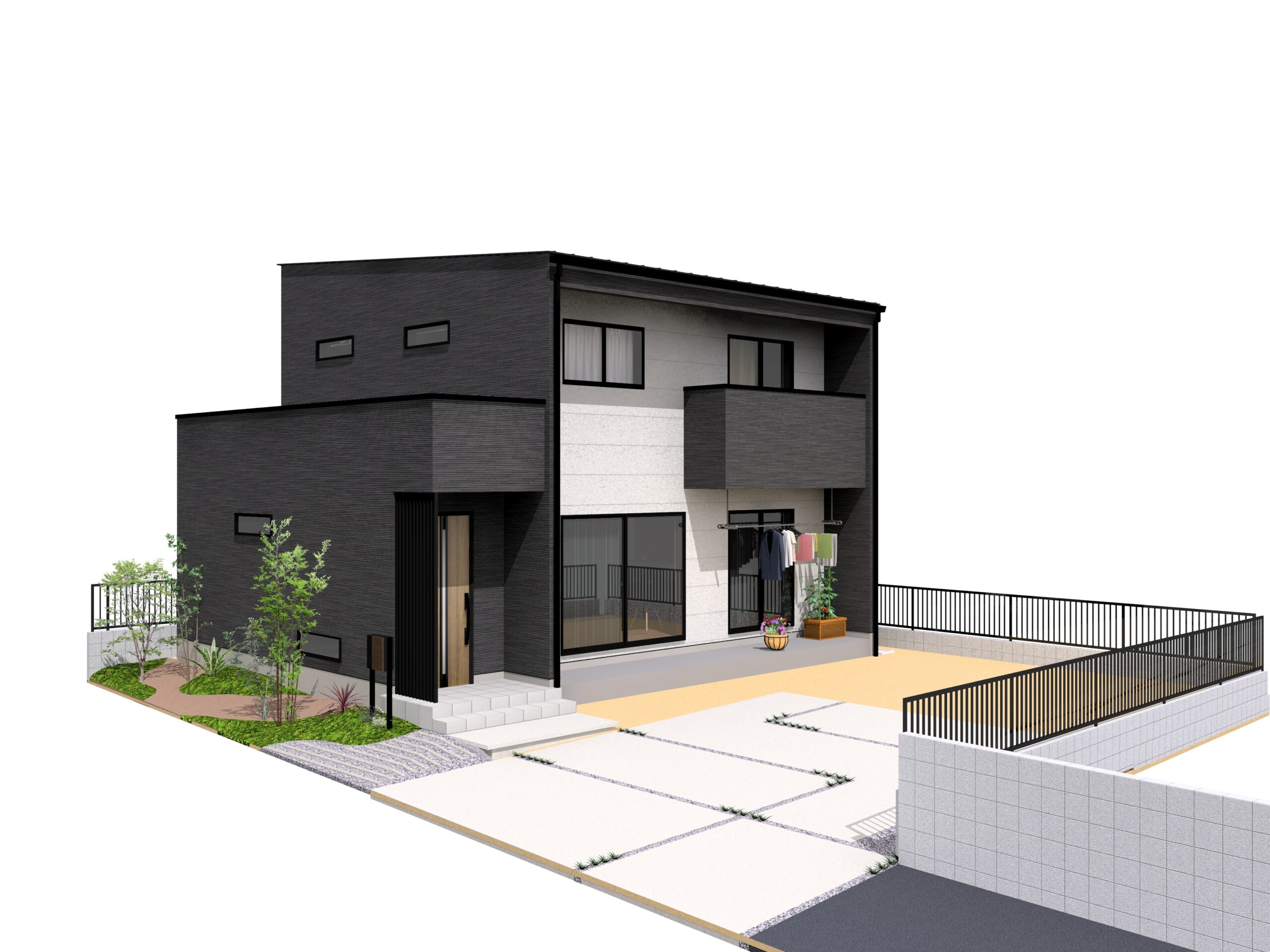 久留米市新築戸建『OURS久留米東合川』外観1 久留米市新築戸建『OURS久留米東合川』
