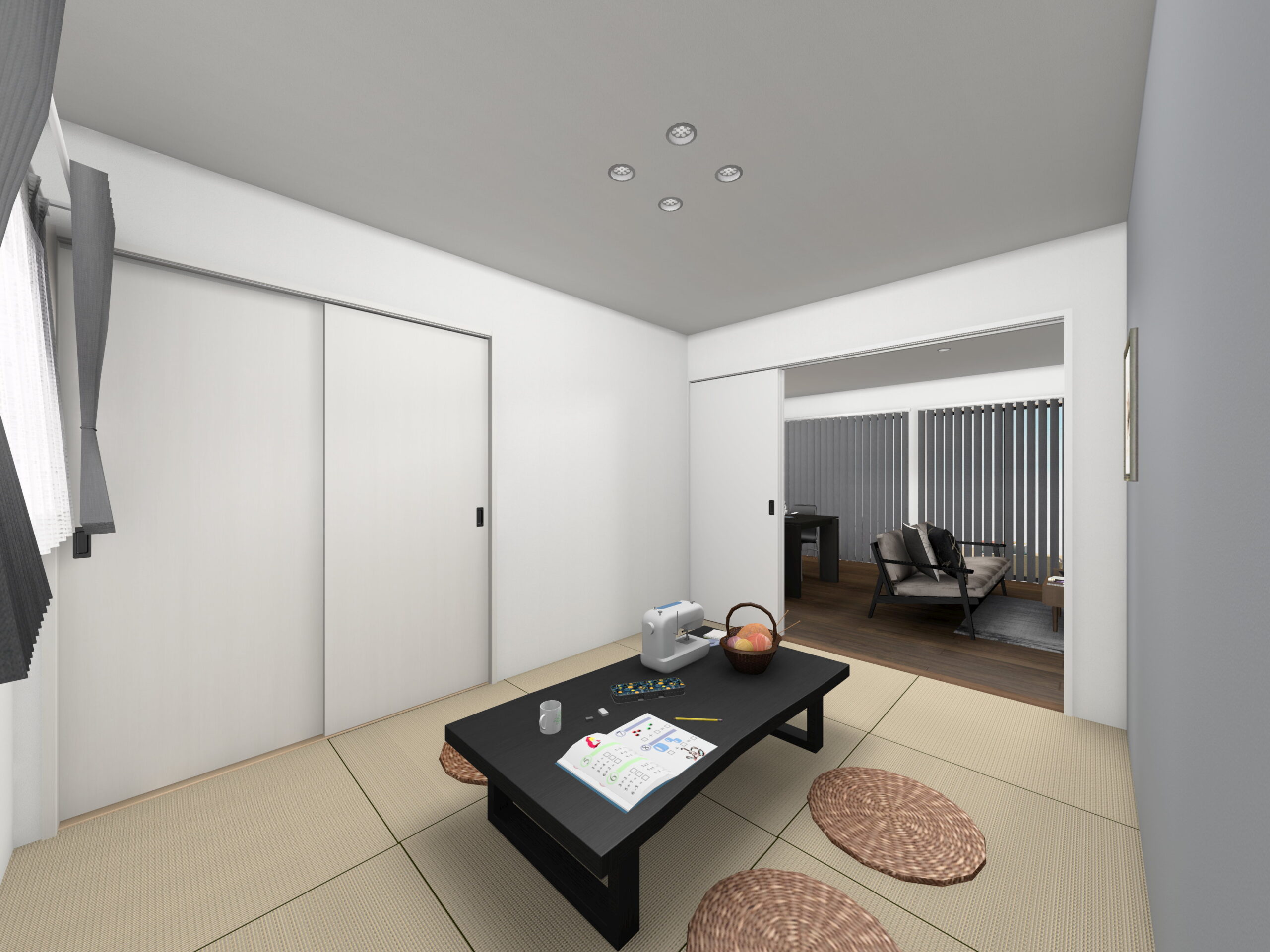 佐賀市新築建売住宅「OURS高木瀬東Ⅱ」和室パース