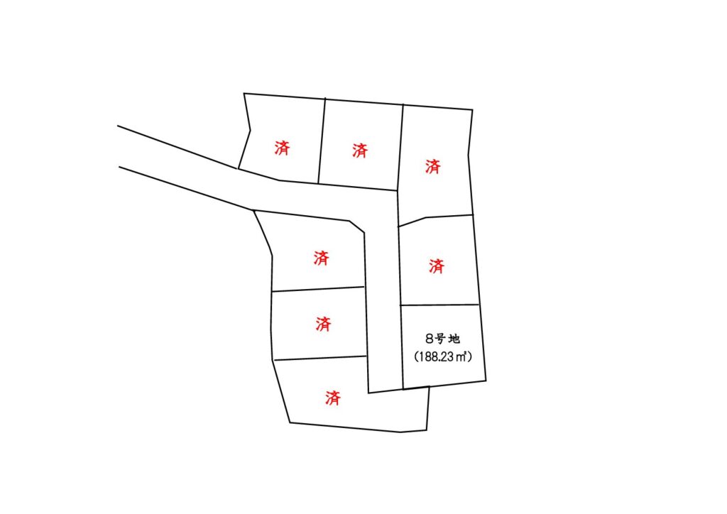 小郡 津古Ⅱ8号地【土地／建築条件なし】