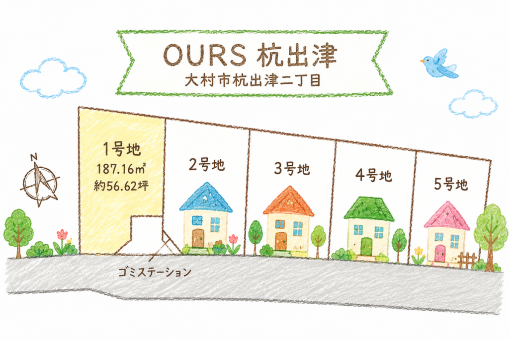 杭出津1号地【建築条件付き土地】