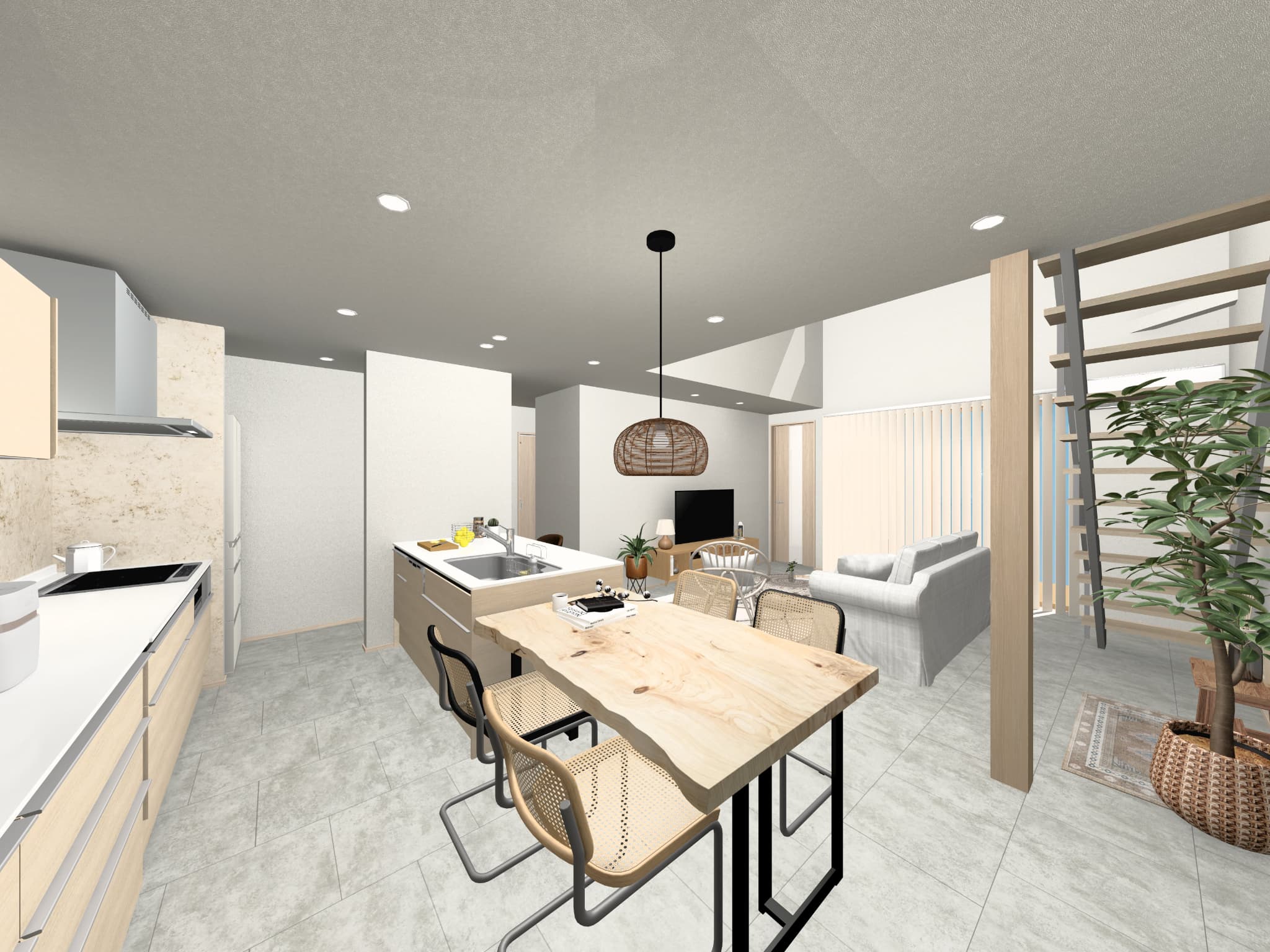 武雄市新築建売住宅「OURS中野Ⅲ1号地」LDK