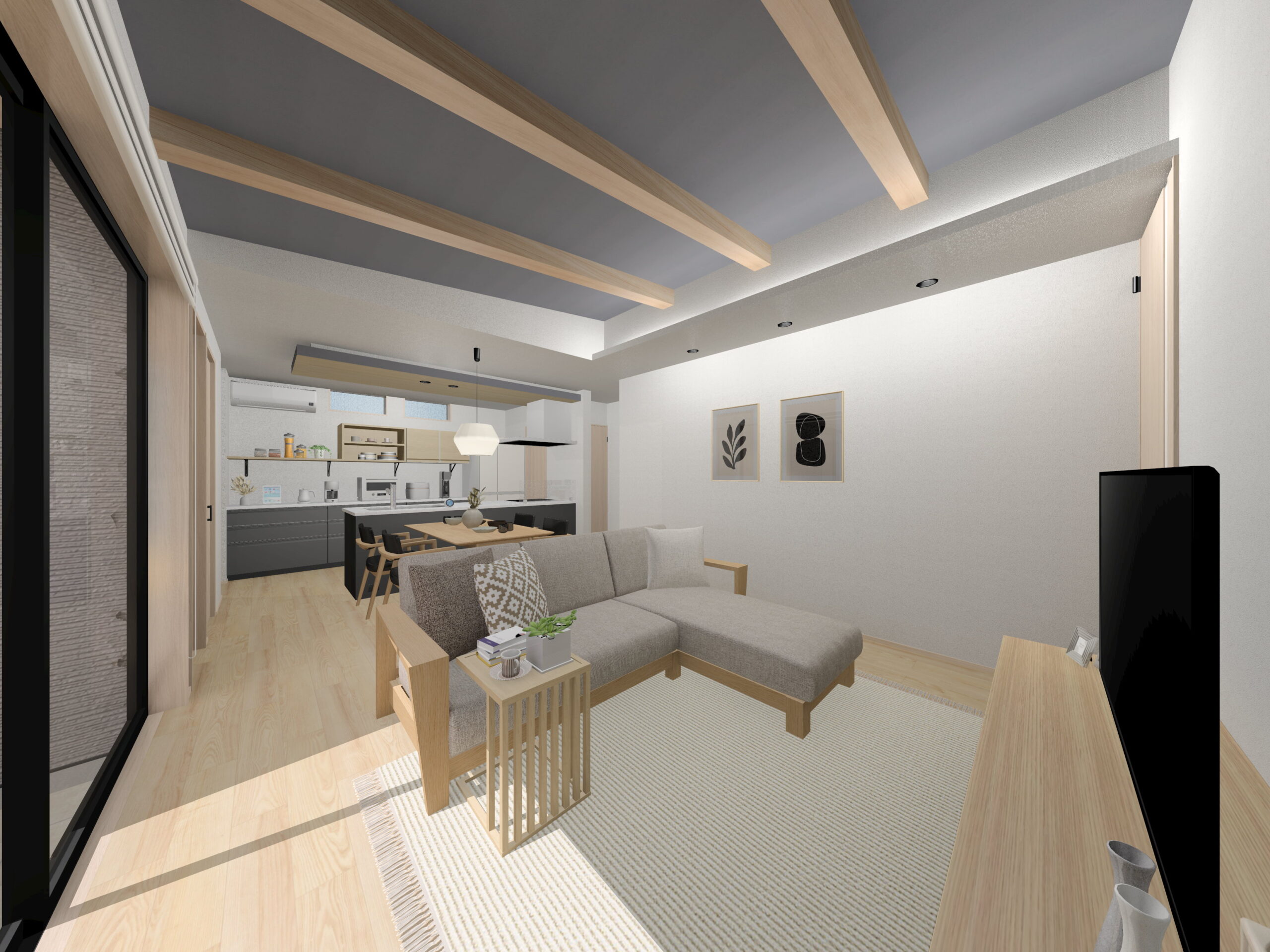 小城市新築建売住宅「OURS桜岡Ⅲ4号地」LDK