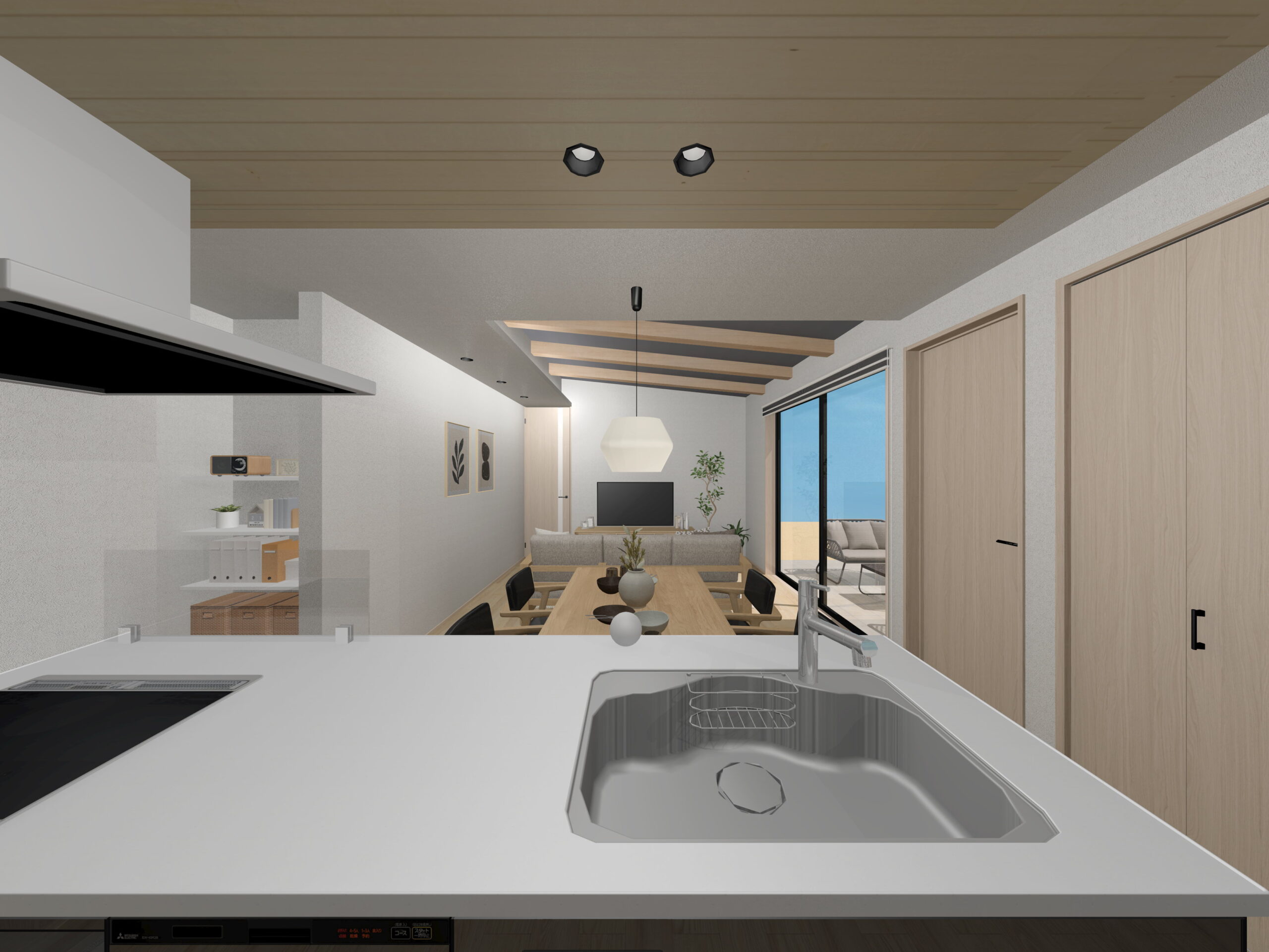 小城市新築建売住宅「OURS桜岡Ⅲ4号地」キッチン