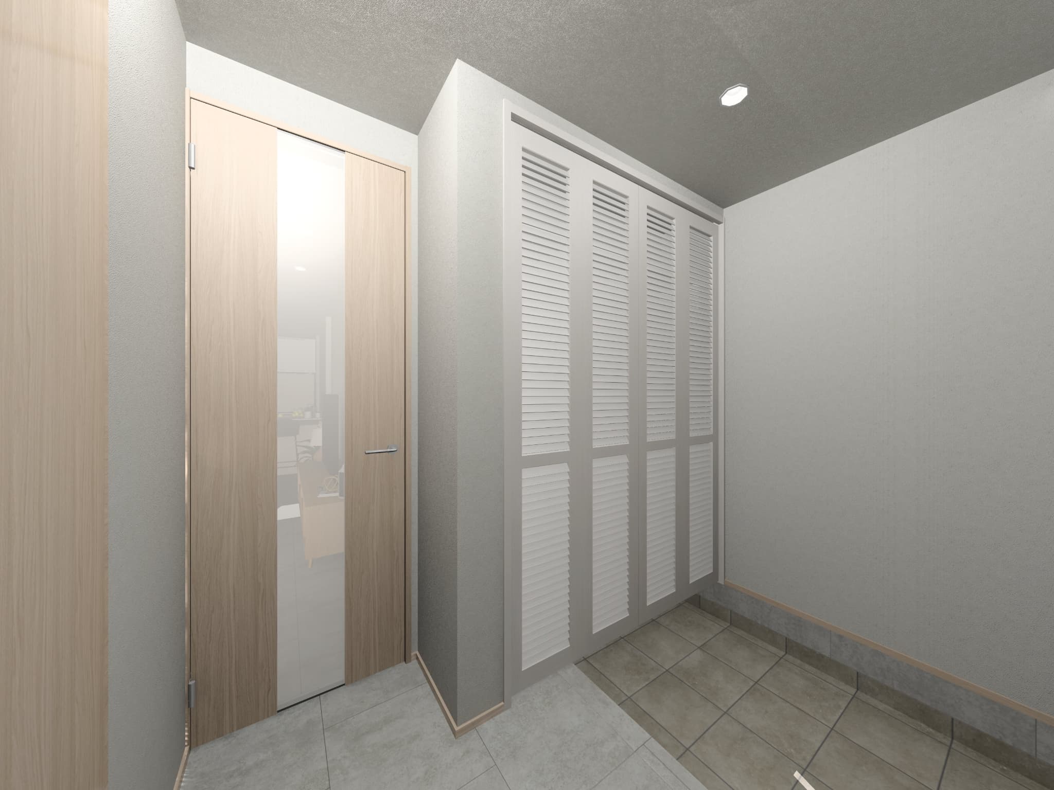 武雄市新築建売住宅「OURS中野Ⅲ1号地」玄関