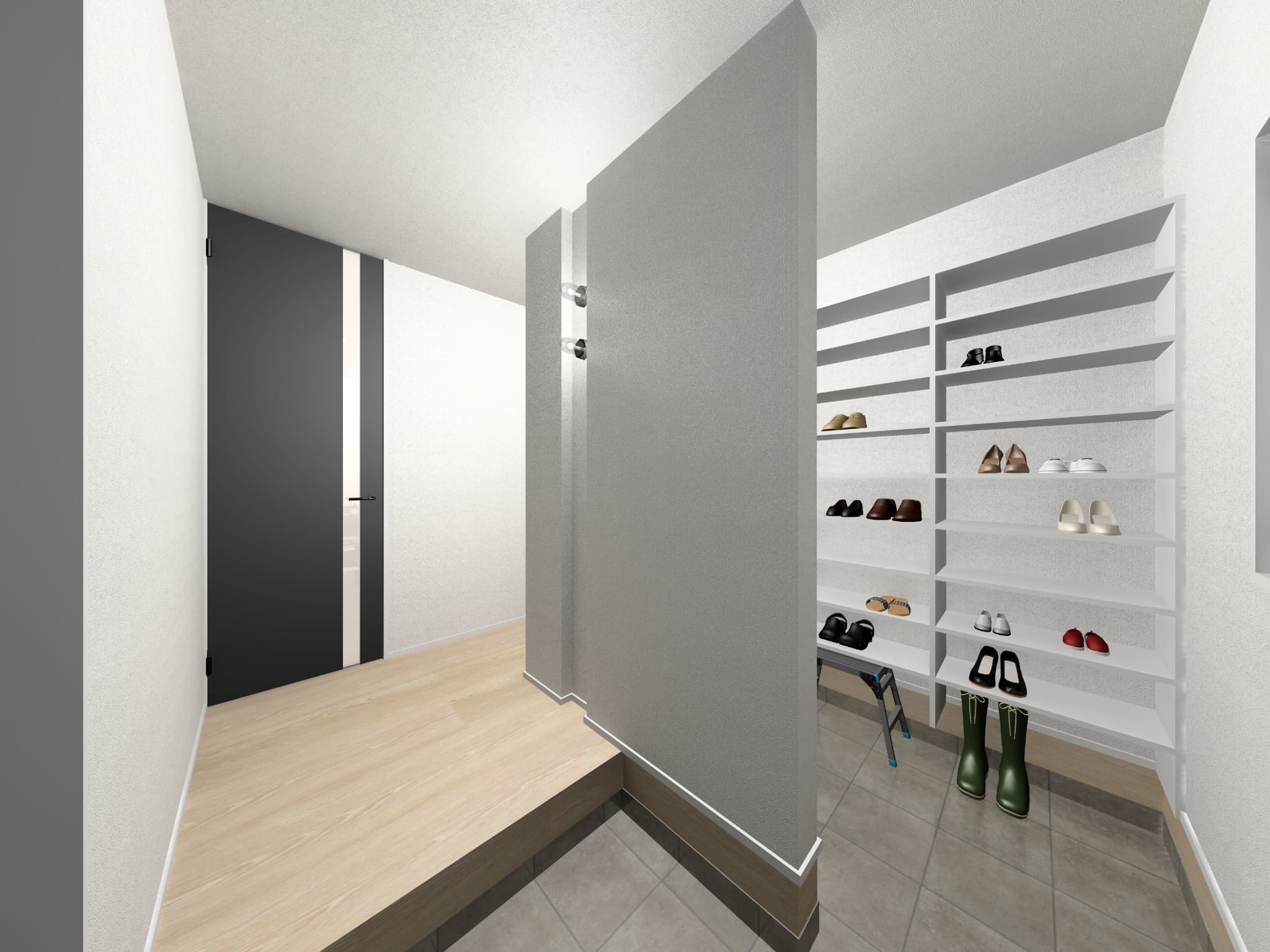 武雄市新築建売住宅「OURS中野Ⅲ2号地」玄関