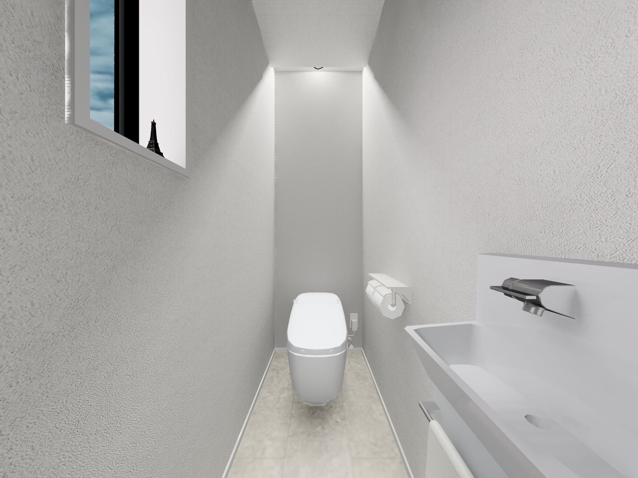 武雄市新築建売住宅「OURS中野Ⅲ2号地」1Fトイレ