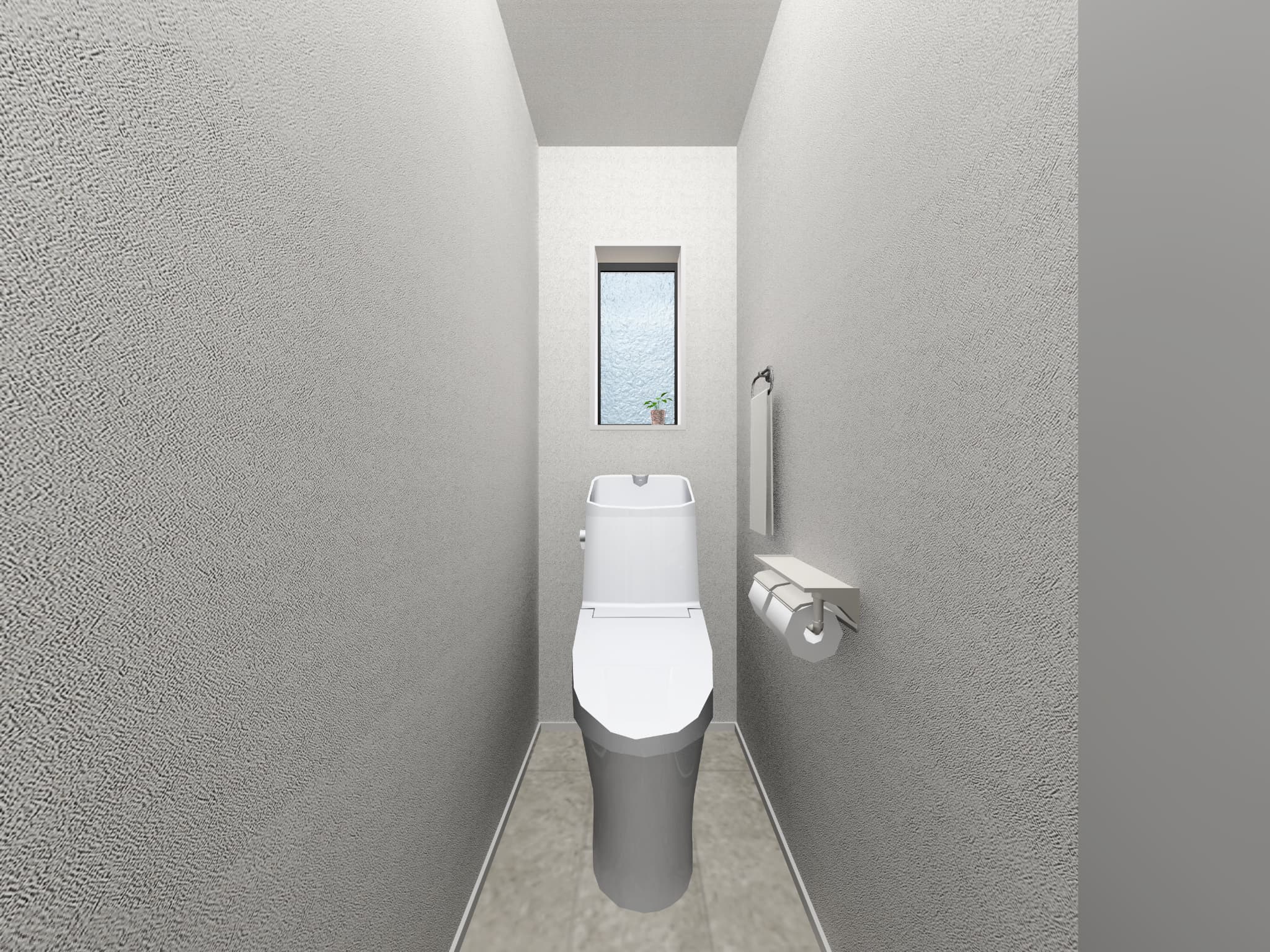 武雄市新築建売住宅「OURS中野Ⅲ2号地」2Fトイレ