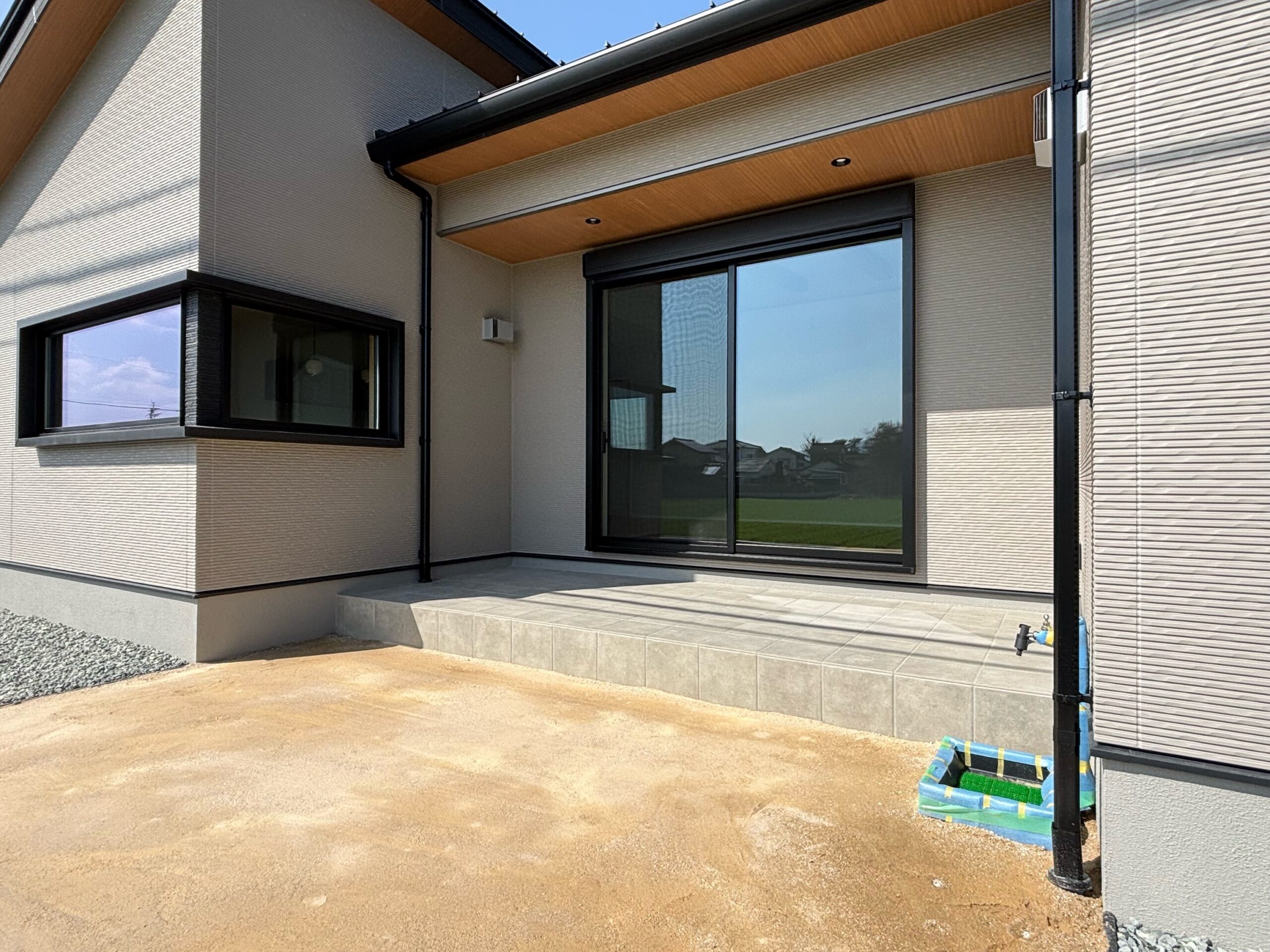 武雄市新築建売住宅「OURS朝日Ⅲ」デッキ