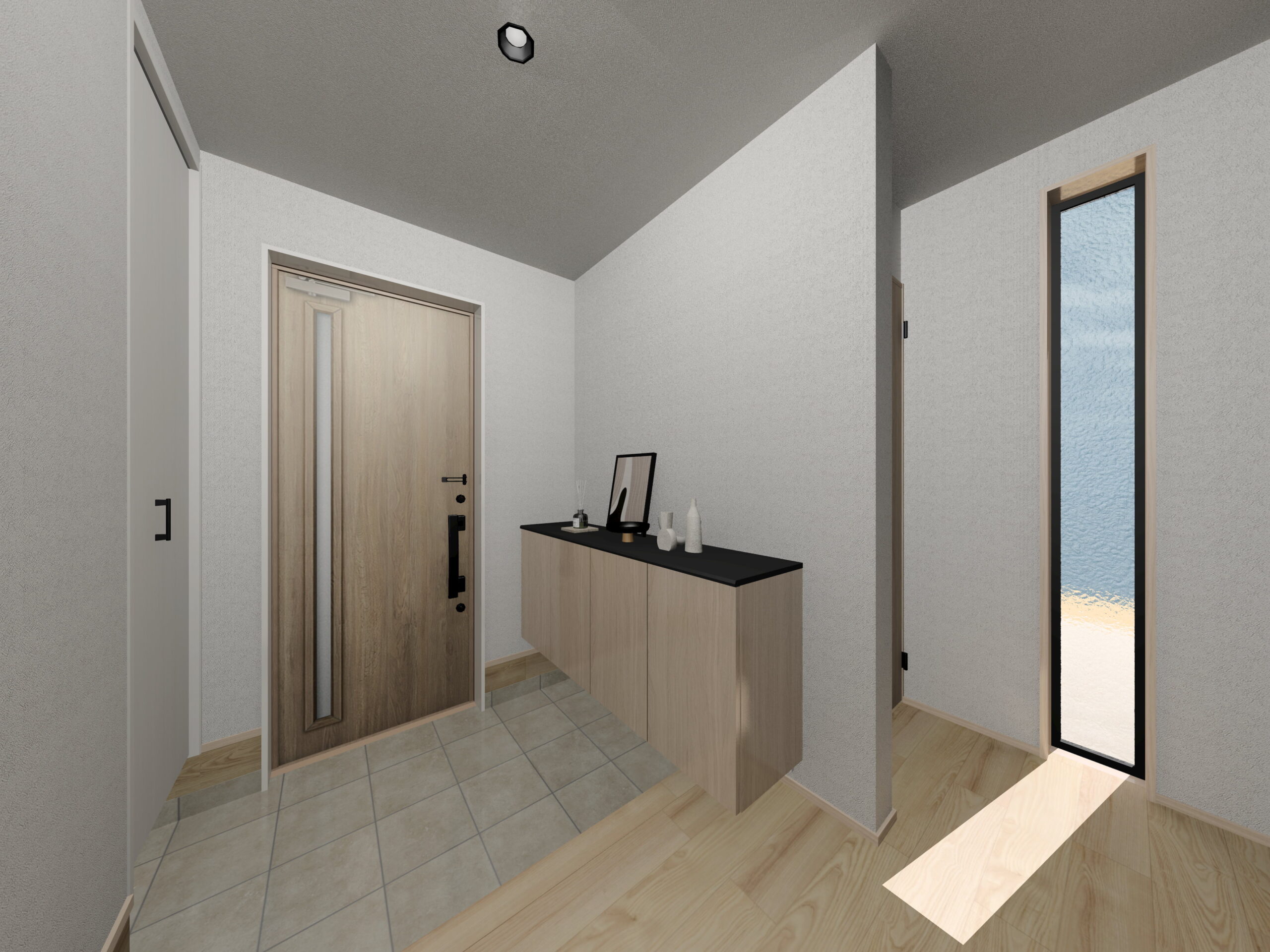 小城市新築建売住宅「OURS桜岡Ⅲ4号地」ホール