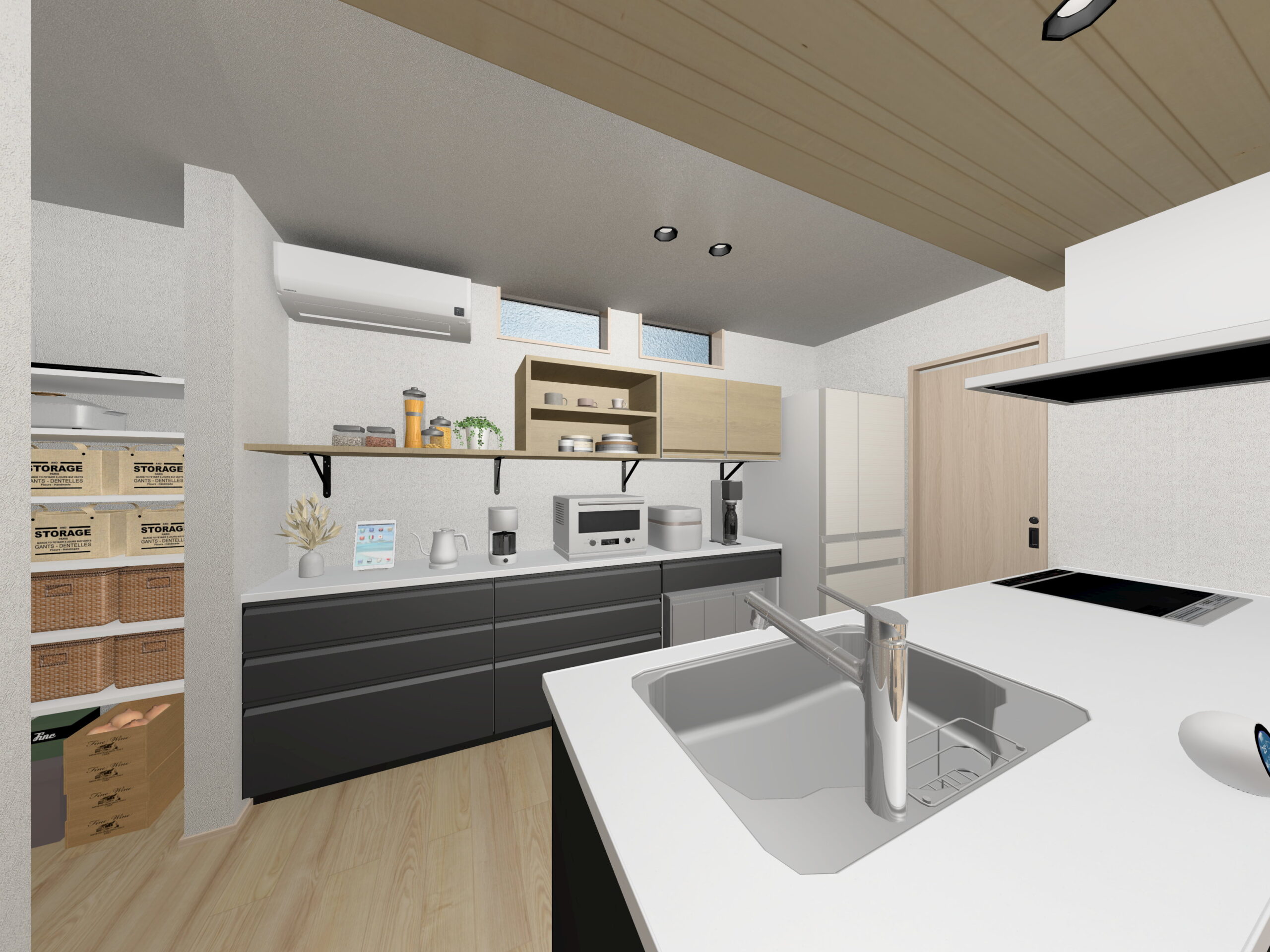 小城市新築建売住宅「OURS桜岡Ⅲ4号地」キッチン