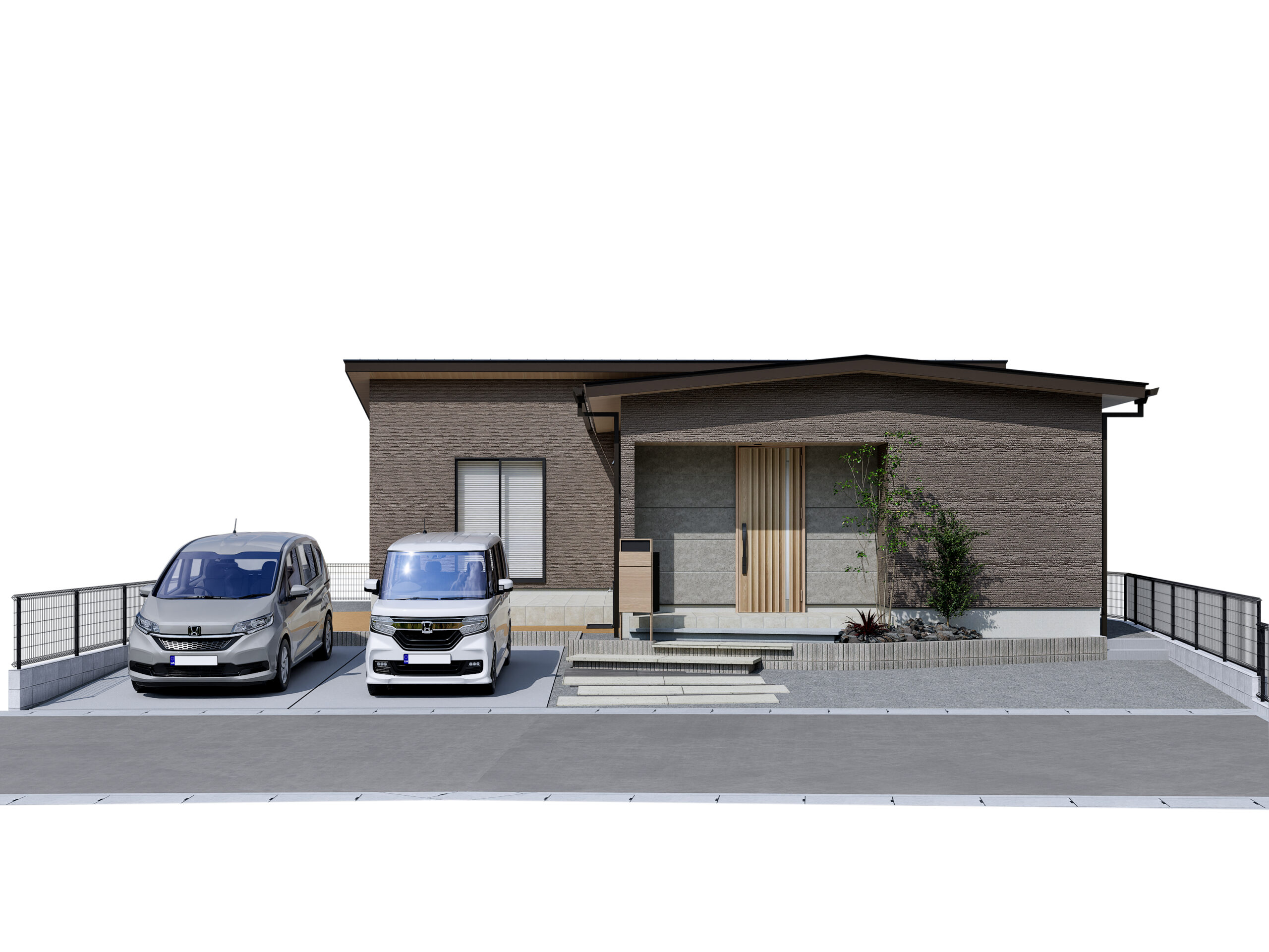 小城市新築建売住宅「OURS桜岡Ⅲ4号地」外観