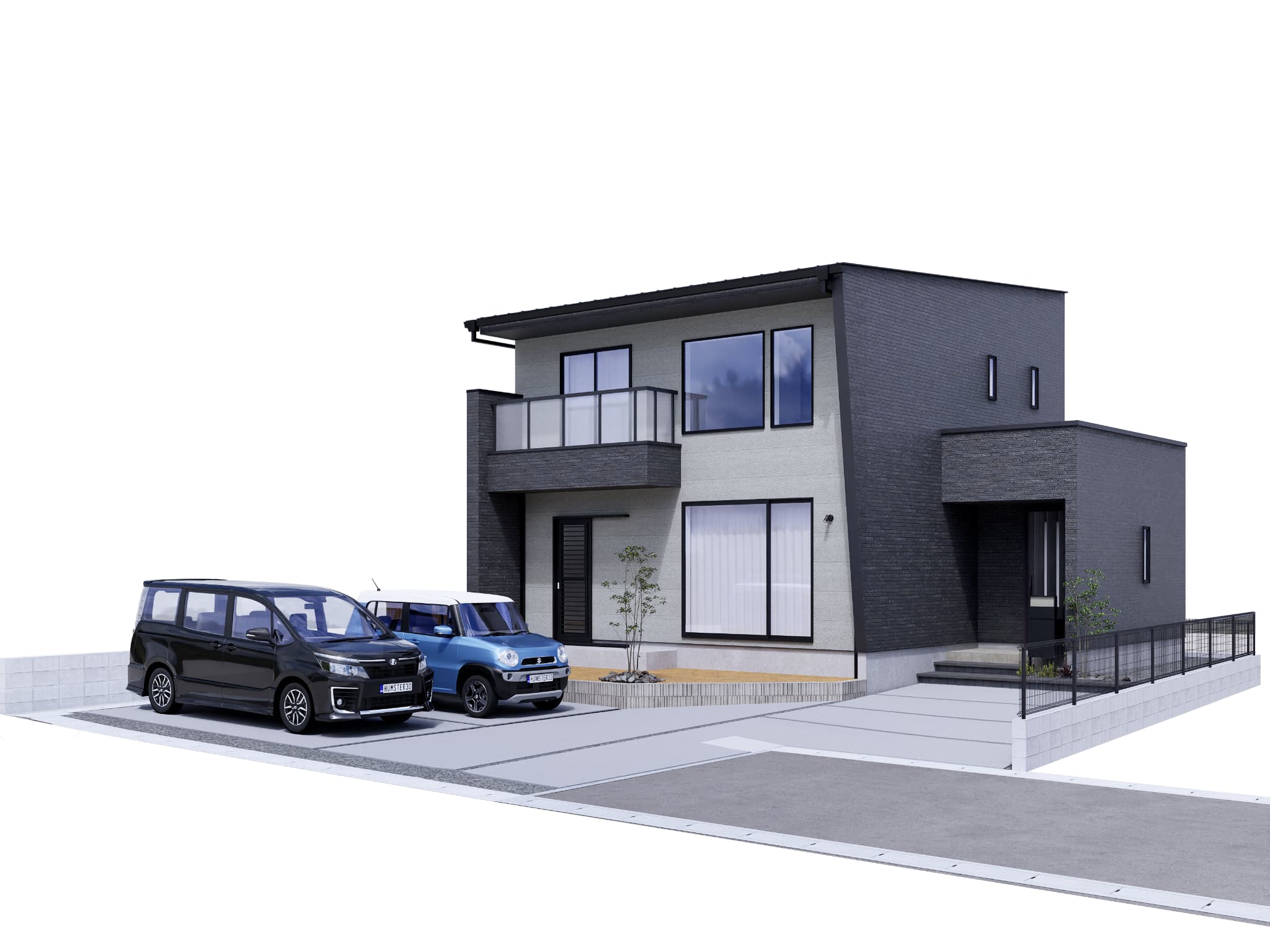 武雄市新築建売住宅「OURS中野Ⅲ2号地」外観