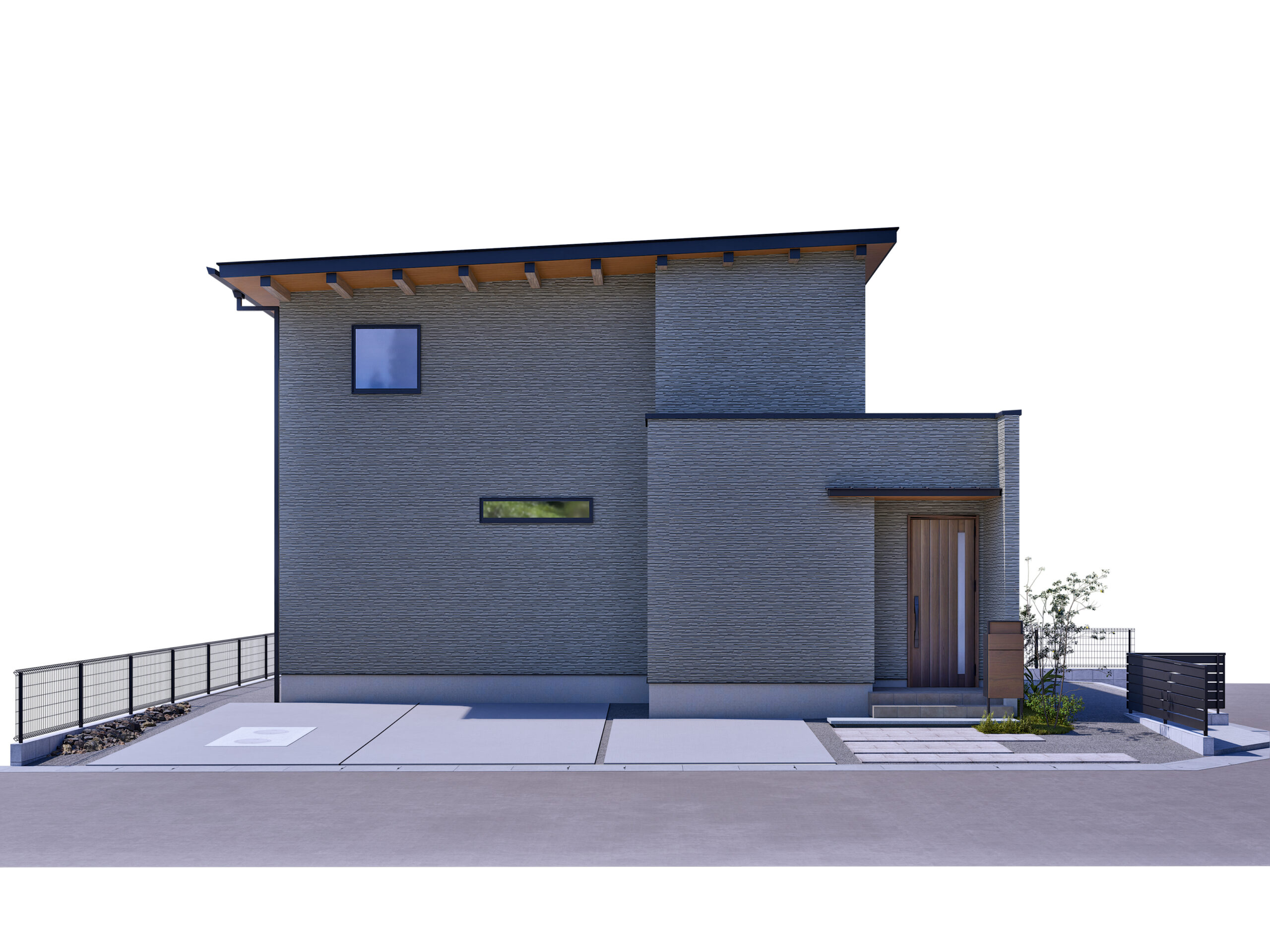 小城市新築建売住宅「OURS桜岡Ⅲ３号地」外観