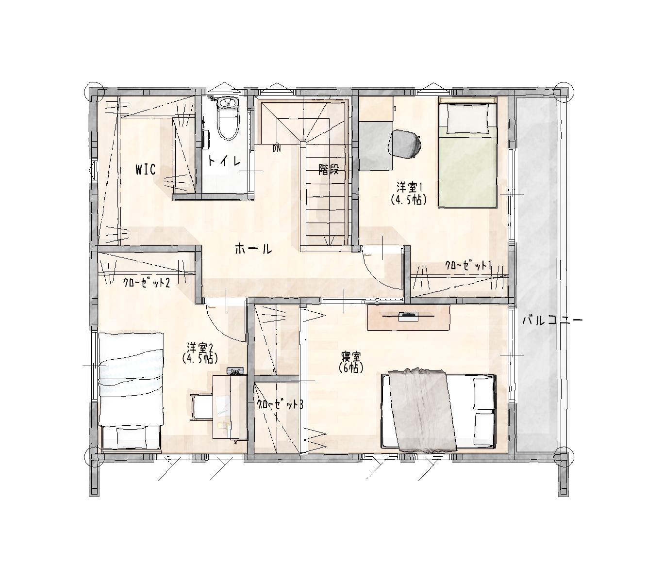 小郡市新築建売住宅『OURS小郡津古Ⅰ⑥』