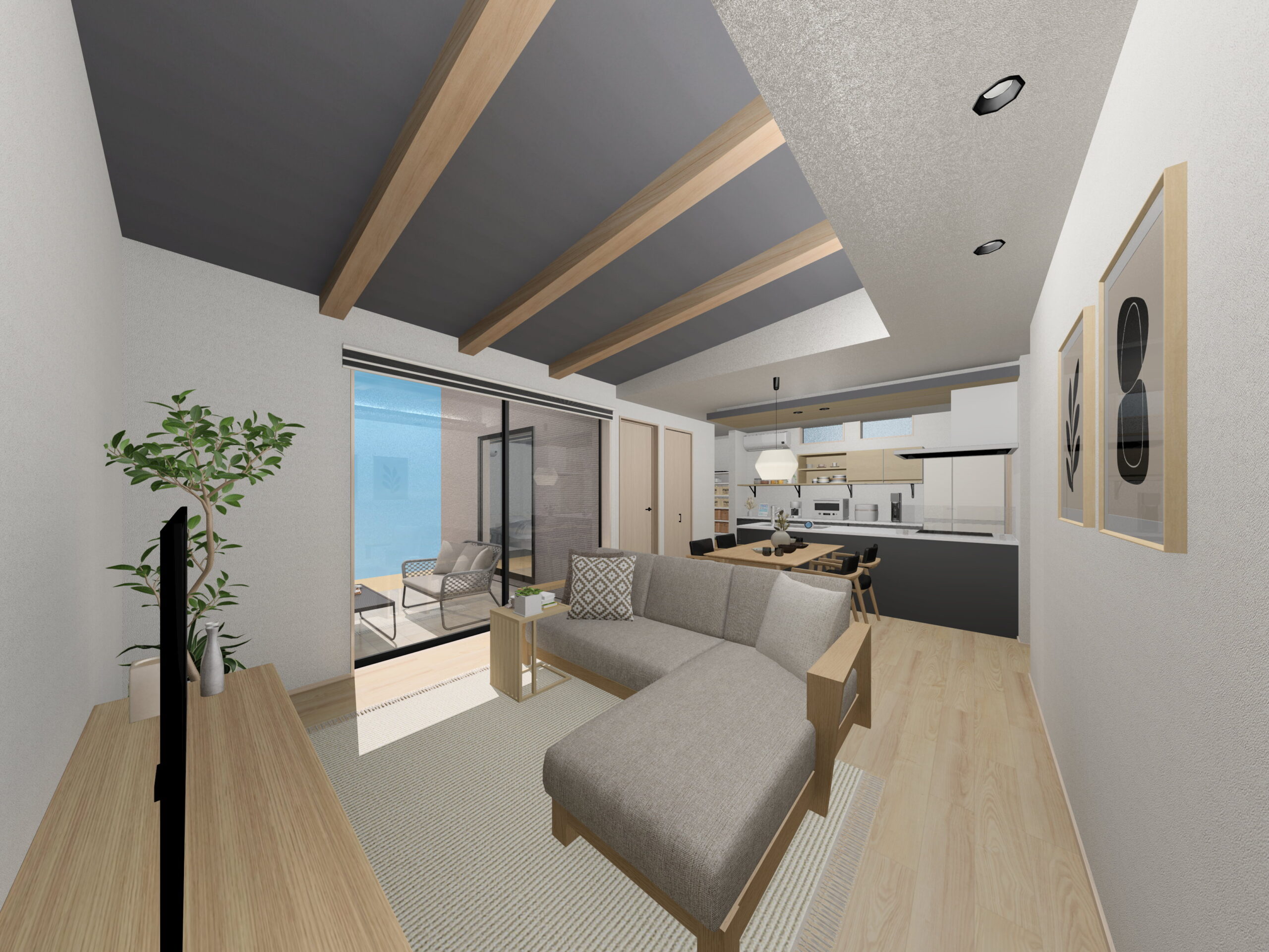 小城市新築建売住宅「OURS桜岡Ⅲ4号地」LDK